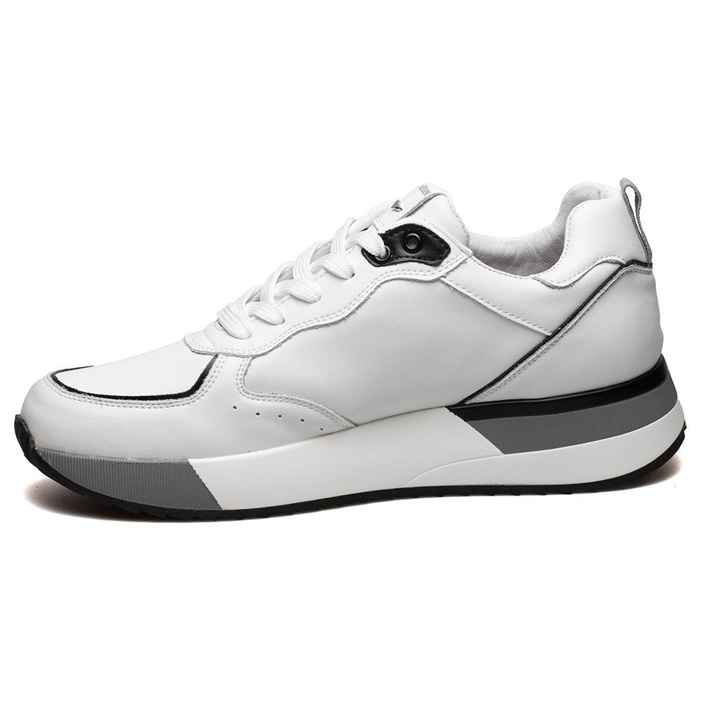 GUARDIANI ΑΝΔΡΙΚΑ ΔΕΡΜΑΤΙΝΑ SNEAKERS WINNER 0071 LOW M ΛΕΥΚΑ - Image 3