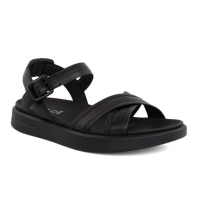 GEOX ΓΥΝΑΙΚΕΙΑ ΔΕΡΜΑΤΙΝΑ COMFORT ΣΑΝΔΑΛΙΑ XAND 2S B ΜΑΥΡΑ - Image 2