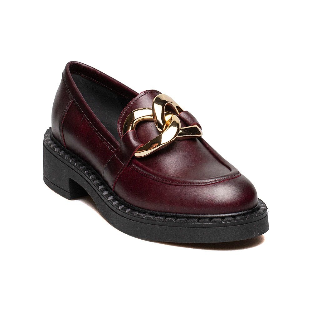 FRAU ΓΥΝΑΙΚΕΙΑ ΔΕΡΜΑΤΙΝΑ LOAFERS AVATAR ΜΠΟΡΝΤΩ - Image 2