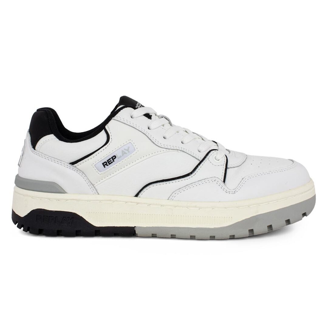 REPLAY ΑΝΔΡΙΚΑ SNEAKERS GEMINI ACTION RZ4S0001L 0062 WHITE/BLACK