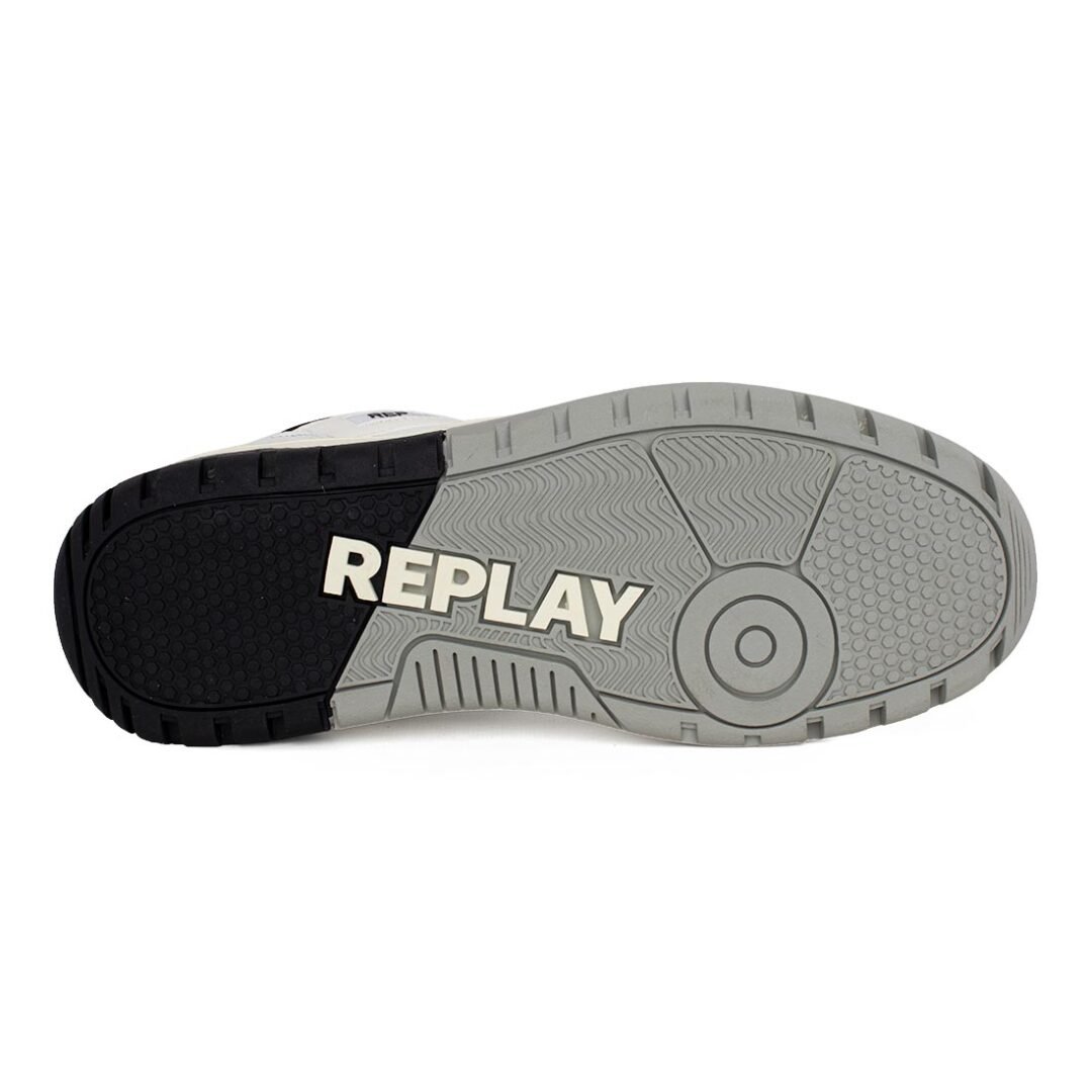 REPLAY ΑΝΔΡΙΚΑ SNEAKERS GEMINI ACTION RZ4S0001L 0062 WHITE/BLACK - Image 4