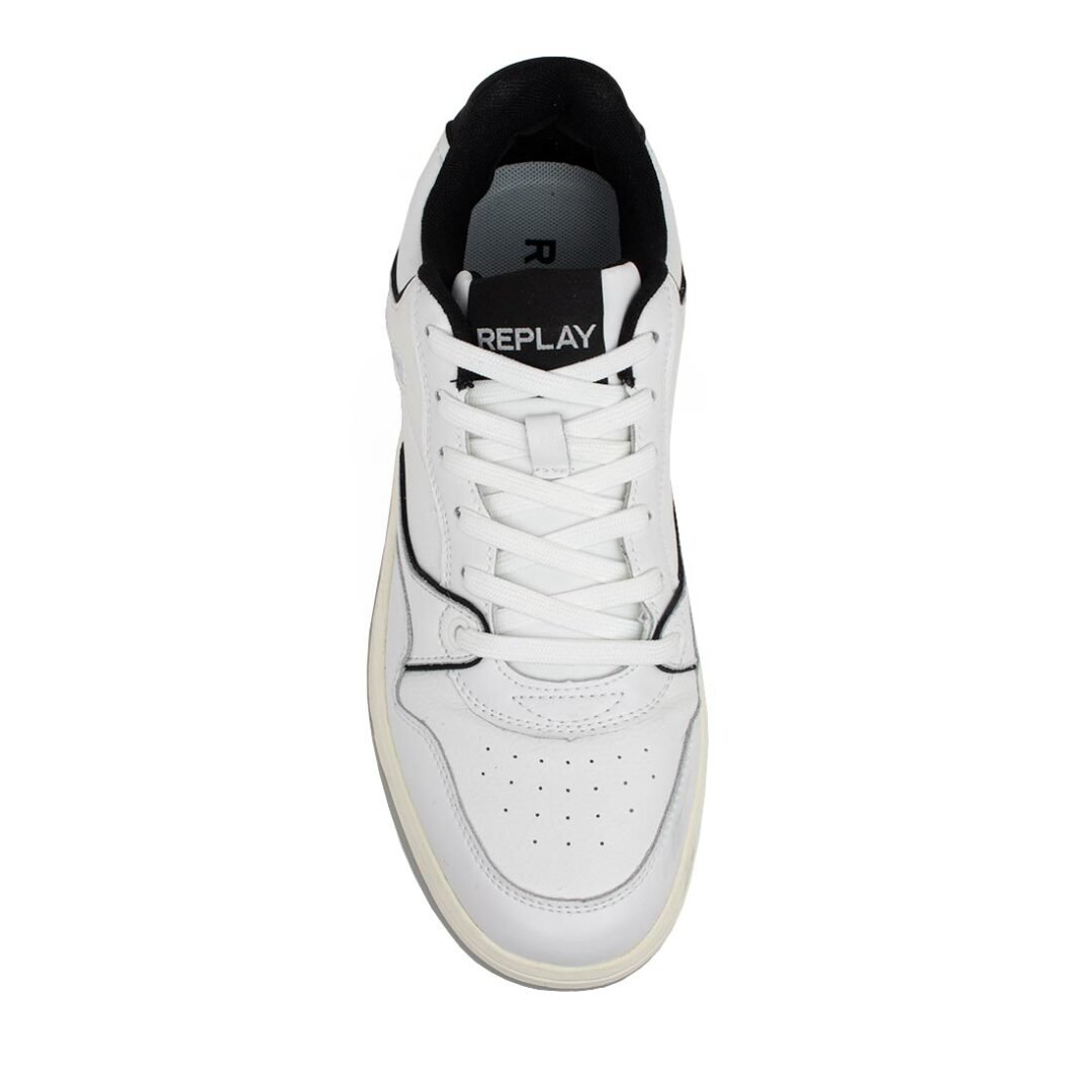 REPLAY ΑΝΔΡΙΚΑ SNEAKERS GEMINI ACTION RZ4S0001L 0062 WHITE/BLACK - Image 5