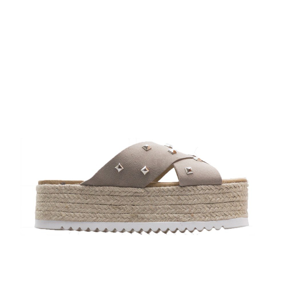 JEFFREY CAMPBELL ΓΥΝΑΙΚΕΙΕΣ FLATFORM ΠΑΝΤΟΦΛΕΣ TAHITI ΓΚΡΙ